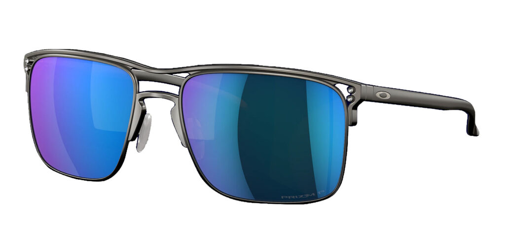 Oakley Holbrook Ti Matte Gunmetal Prizm Sapphire Polarized Sunglasses Ten Eighty 