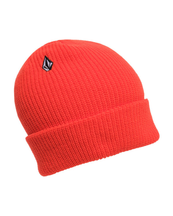 Volcom Full Stone Beanie - Bright Red - D5832202-BRE - 196134829980